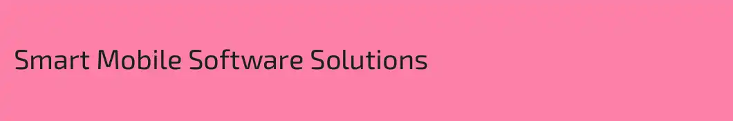 Smart Mobile Software Solutions